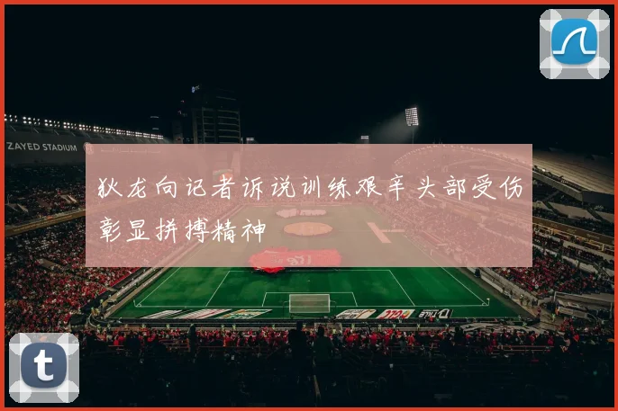 狄龙向记者诉说训练艰辛头部受伤彰显拼搏精神