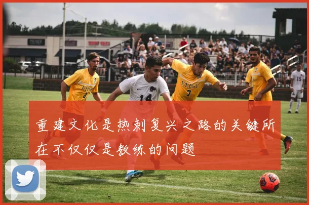 重建文化是热刺复兴之路的关键所在不仅仅是教练的问题